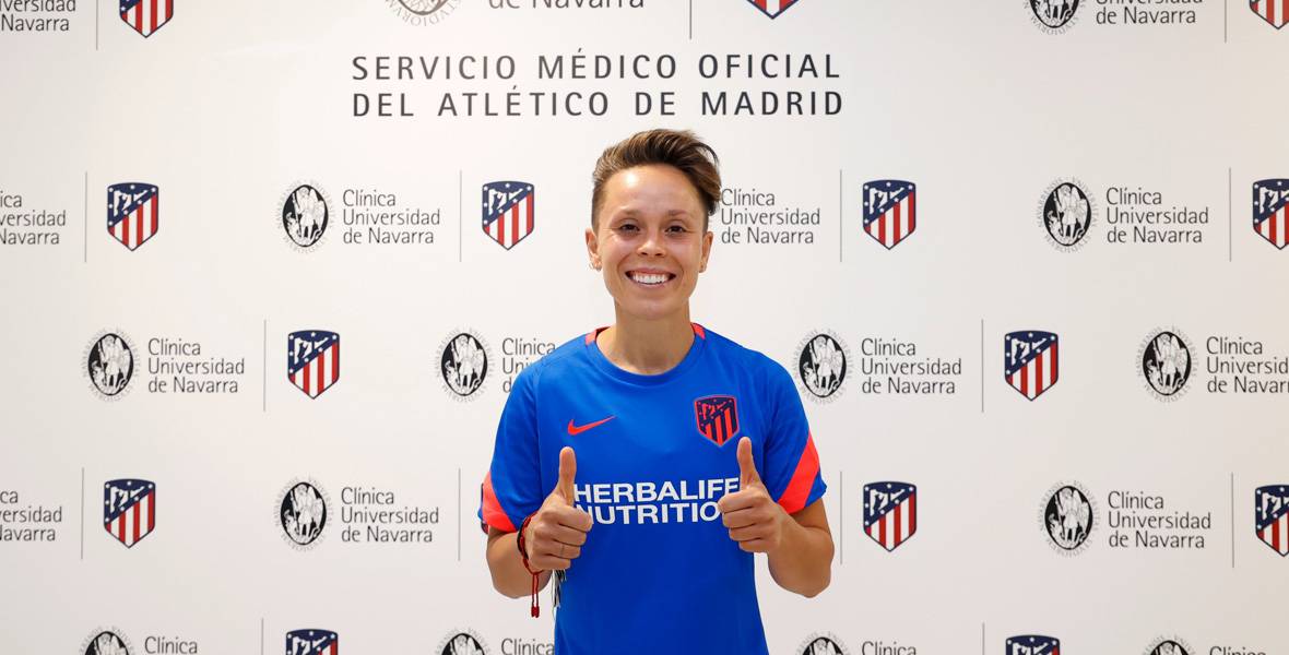 Reconocimientos médicos del Atlético de Madrid femenino. Clínica Universidad de Navarra Imagen de los reconocimientos médicos del Atlético de Madrid femenino en la Clínica Universidad de Navarra.