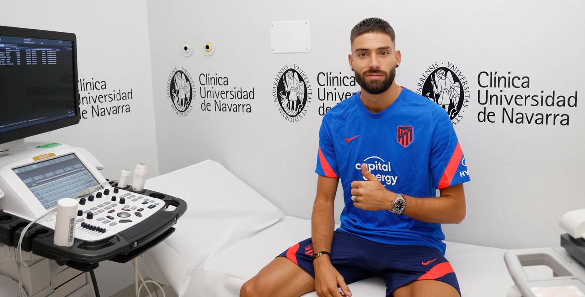 Reconocimiento médico de Yannick Carrasco en Clínica Universidad de Navarra Imagen del reconocimiento médico del jugador del Atlético de Madrid, Yannick Carrasco, en la Clínica Universidad de Navarra.
