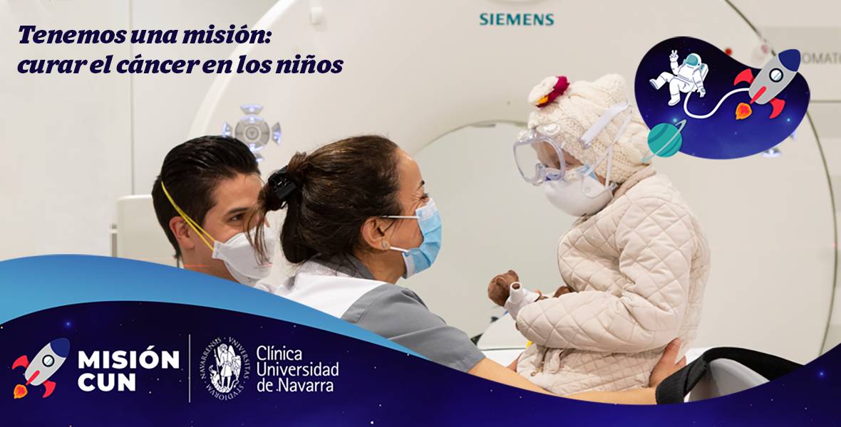 dia-cancer-infantil-2021 Imagen del programa MisiónCUN de la Clínica Universidad de Navarra por el Día Mundial del Cáncer Infantil 2021.