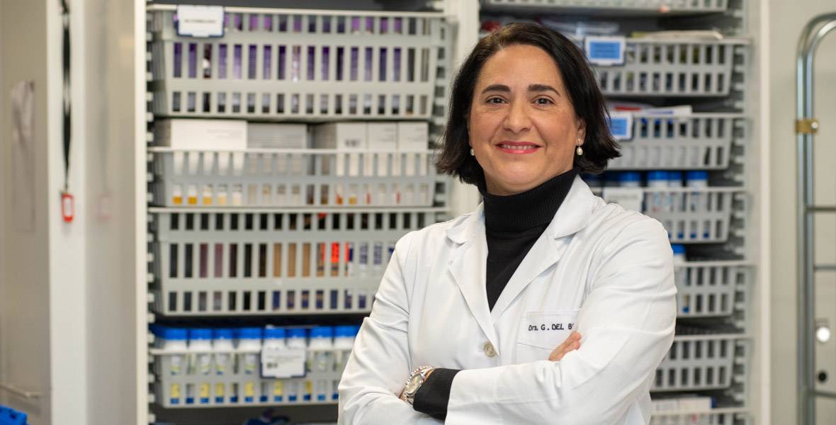 Dra-Marian-Garcia-Barrio-Farmacia Imagen de la Dra. Marian García del Barrio, responsable del Servicio de Farmacia de la Clínica Universidad de Navarra en Madrid, ha participado en la actualización de la guía de antiemesis de la Multinational Association of Supportive Care in Cancer para pacientes oncológicos.