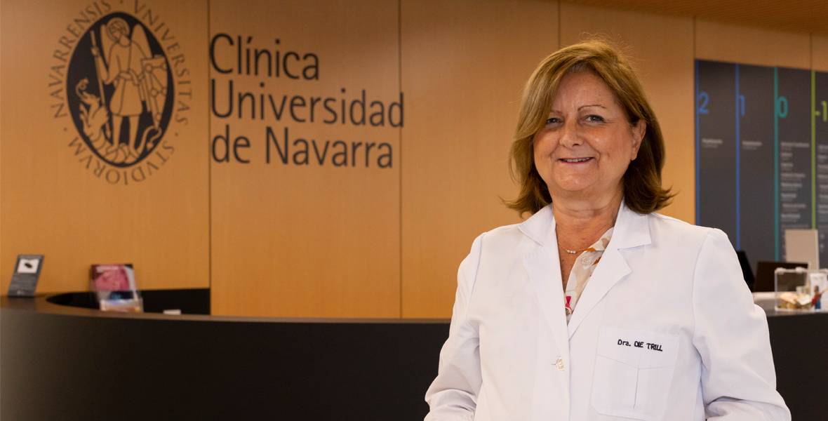 Dra. María Die Trill. Unidad de Psico-Oncología. Cancer Center Clínica Universidad de Navarra Imagen de la Dra. María Die Trill, especialista en Psico-Oncología de la Clínica Universidad de Navarra.
