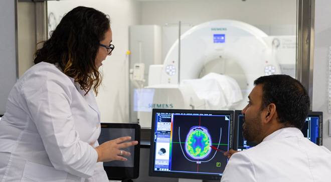 alzheimer-pet-diagnostico-precoz Imagen de un PET de la Clínica Universidad de Navarra para el diagnóstico precoz de la enfermedad de Alzheimer.