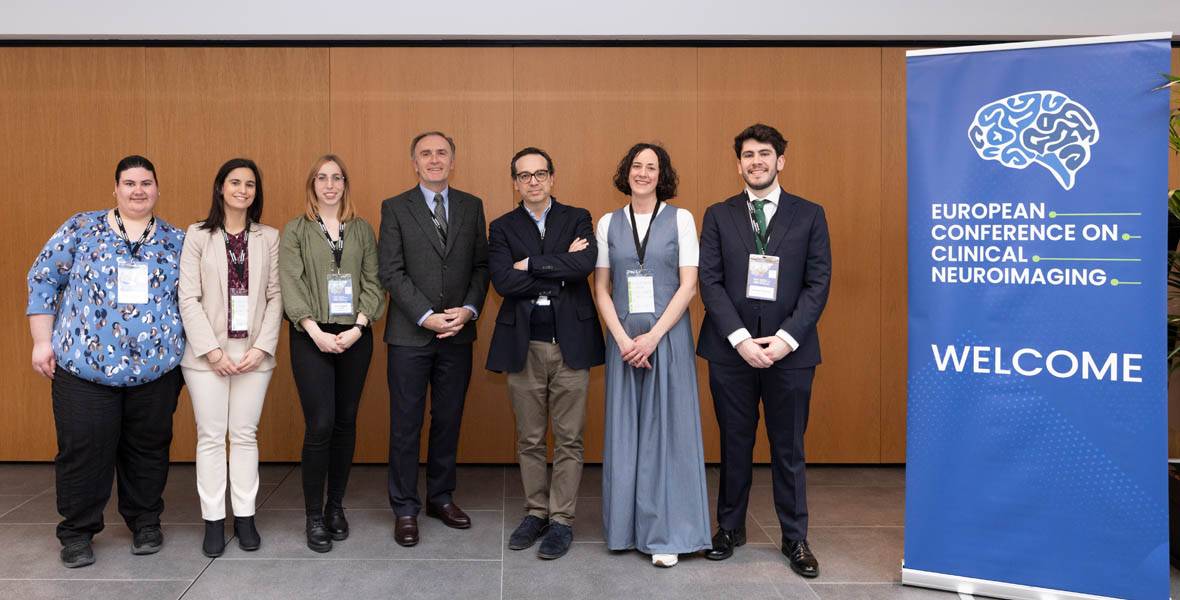 Imagen de los equipos de Medicina Nuclear y Neurología de la Clínica Universidad de Navarra en la Conferencia Europea de Neuroimagen Clínica.