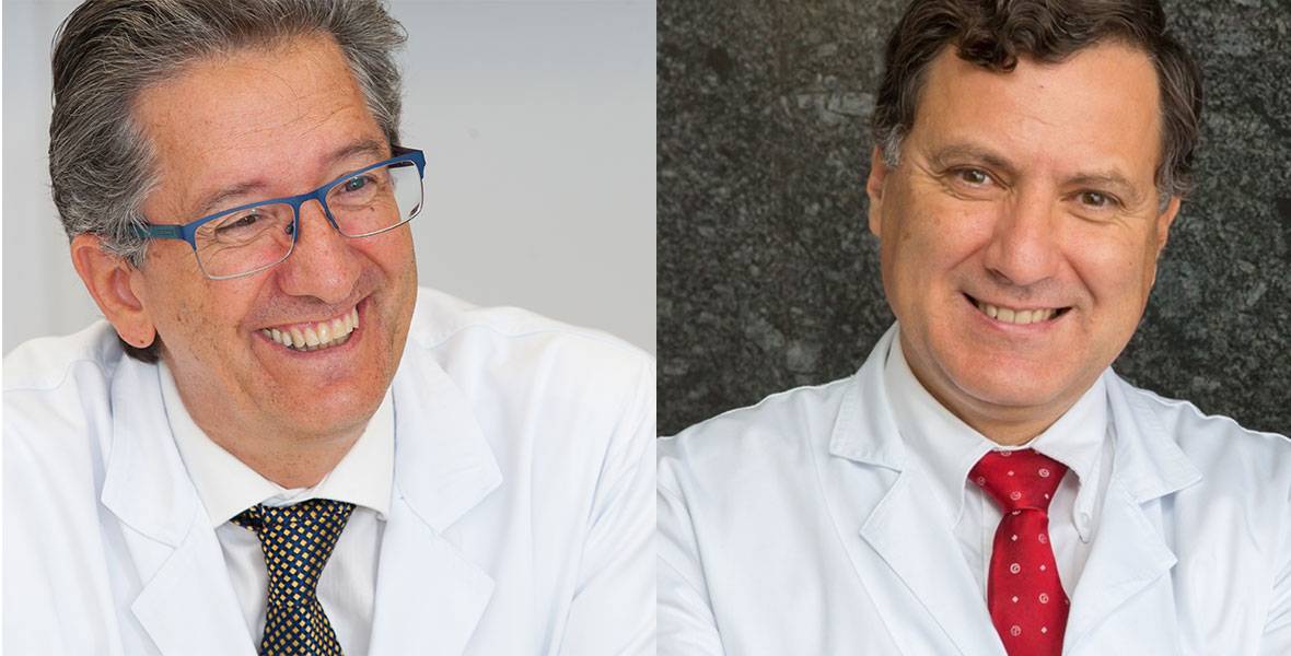 Dr. Jesús San Miguel y Dr. Ignacio Melero. Clínica Universidad de Navarra