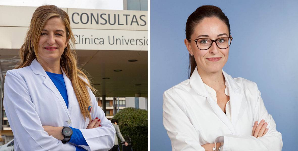 Dra. Crespo y Dr. Erostarbe, Unidad de Neuropediatría. CUN