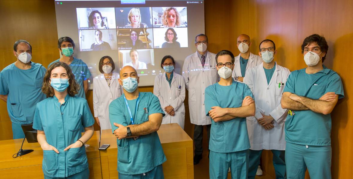 equipo-investigador-dr-chaccour Imagen del equipo investigador de la Clínica Universidad de Navarra junto a los investigadores del ISGlobal.