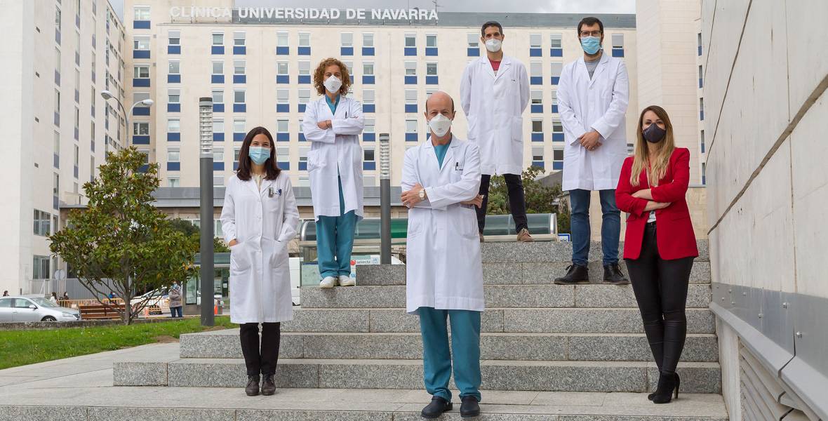 Imagen del equipo del Cima y Clínica Universidad de Navarra involucrado en el proyecto Cardiopatch.