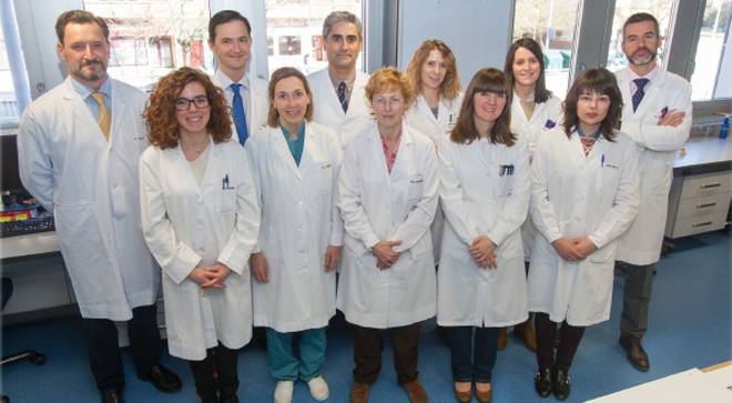 equipo-trabajo-investigacion-interleukina32-obesidad-cancer-colon Equipo investigador del trabajo de la interleukina 32 que ha relacionado la obesidad y cáncer de colon. Área de Obesidad de la Clínica Universidad de Navarra