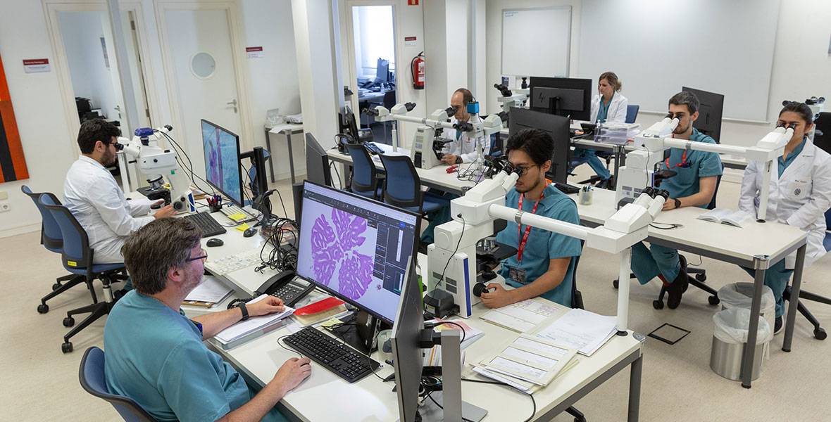 Profesionales de Anatomía Patológica. Clínica Universidad de Navarra