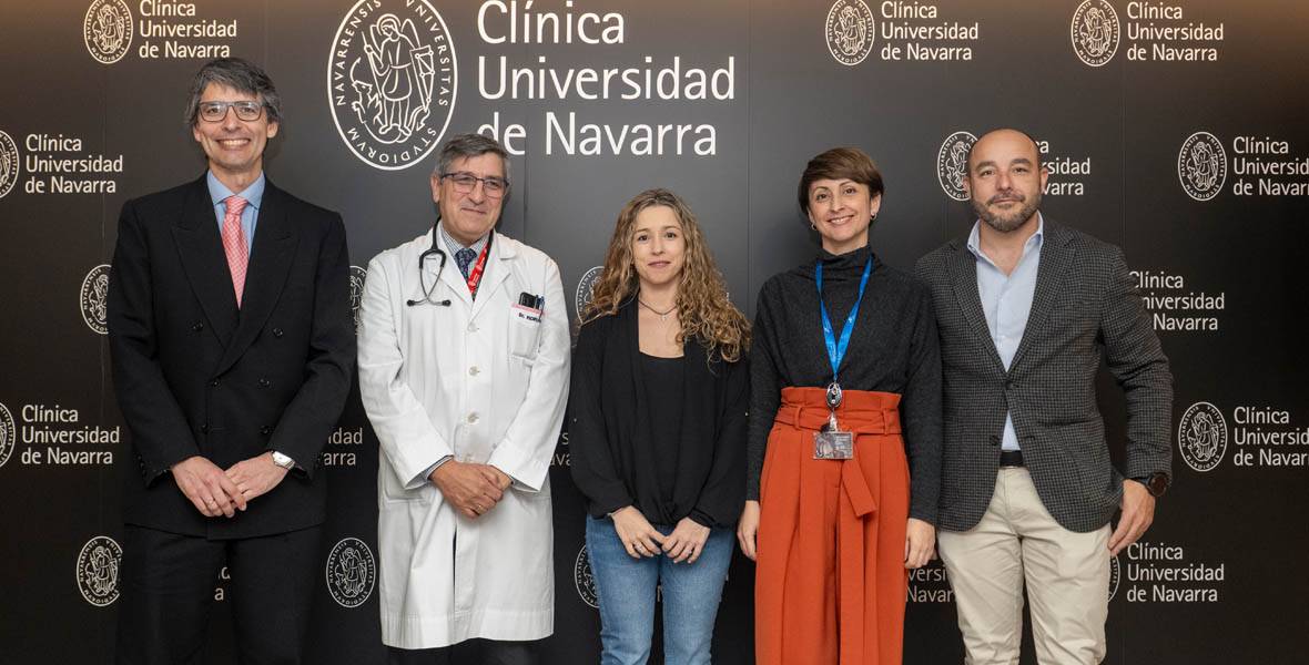 Imagen de los ponentes de la jornada sobre el virus respiratorio sincitial (VRS) celebrada en la Clínica Universidad de Navarra.