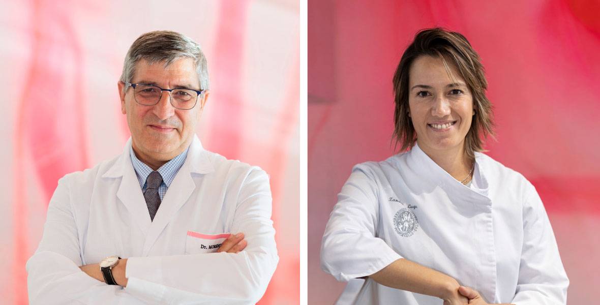 José Manuel Moreno y Xandra Luque. CUN Madrid José Manuel Moreno, co-director del Departamento de Pediatría de la Clínica Universidad de Navarra, y Xandra Luque, chef de la Clínica en la sede de Madrid.