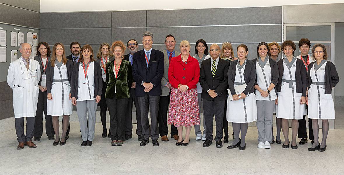 Séptima reacreditación de Clínica por la Joint Commission International Imagen del equipo de Calidad, Dirección de la Clínica y evaluadores para reacreditar por séptima vez a la Clínica Universidad de Navarra por la Joint Commission International.