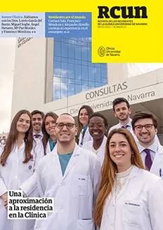 Imagen de la portada de la revista nº11 de nuestros residentes, conoce cómo es hacer la formación en la Clínica Universidad de Navarra.