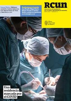 Imagen de la portada de la revista nº12 de nuestros residentes, conoce cómo es hacer la formación en la Clínica Universidad de Navarra.