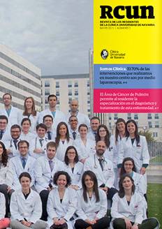 <p>Imagen de la portada de la Revista de Residentes de la Clínica Universidad de Navarra</p>