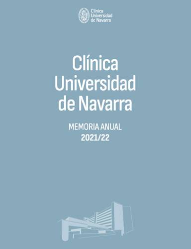 Portada Memoria Clínica Universidad de Navarra 2021-22