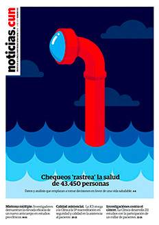 <p>Imagen de la portada de la revista n&ordm; 100 NoticiasCUN de la Clínica Universidad de Navarra</p>