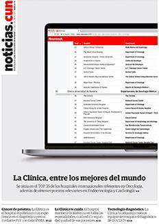 Imagen de la portada de la revista NoticiasCUN 114. Actualidad. Clínica Universidad de Navarra