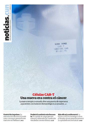 Imagen de la portada de la revista NoticiasCUN 109. Clínica Universidad de Navarra