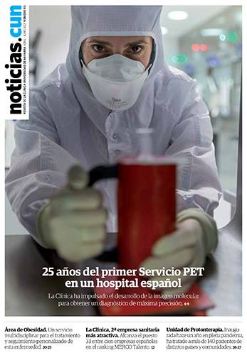 Imagen de la portada de la revista NoticiasCUN 116. Actualidad. Clínica Universidad de Navarra