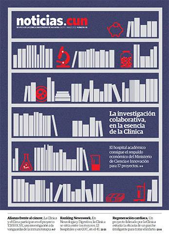 Imagen de la portada de la revista NoticiasCUN 115. Actualidad. Clínica Universidad de Navarra