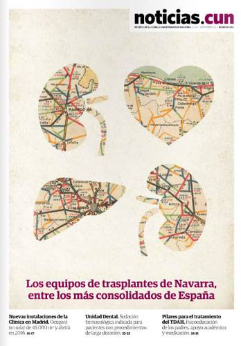 Imagen de la portada de la revista nº 85 NoticiasCUN de la Clínica Universidad de Navarra 