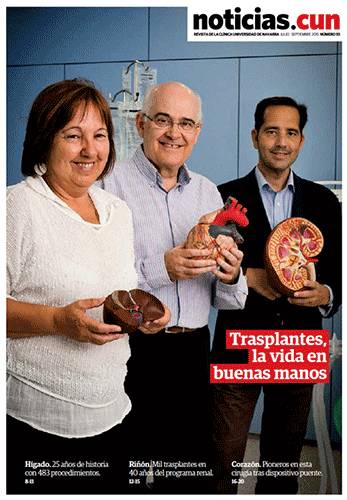 Imagen de la portada de la revistanº 93 NoticiasCUN de la Clínica Universidad de Navarra 