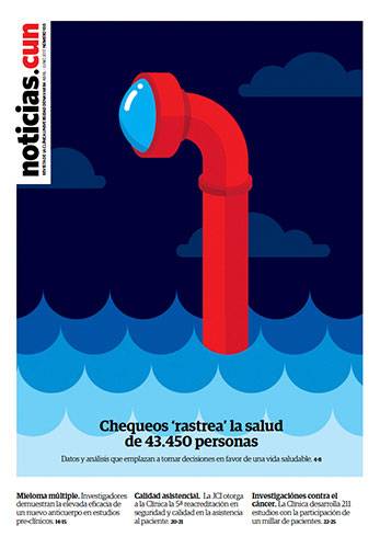 Imagen de la portada de la revista nº 100 NoticiasCUN de la Clínica Universidad de Navarra