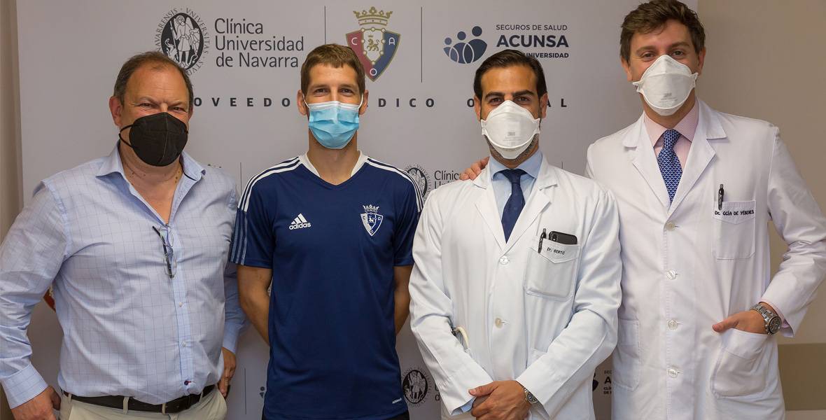 Vídeo de los reconocimientos médicos C.A. Osasuna temporada 2021/22 en la Clínica Universidad de Navarra