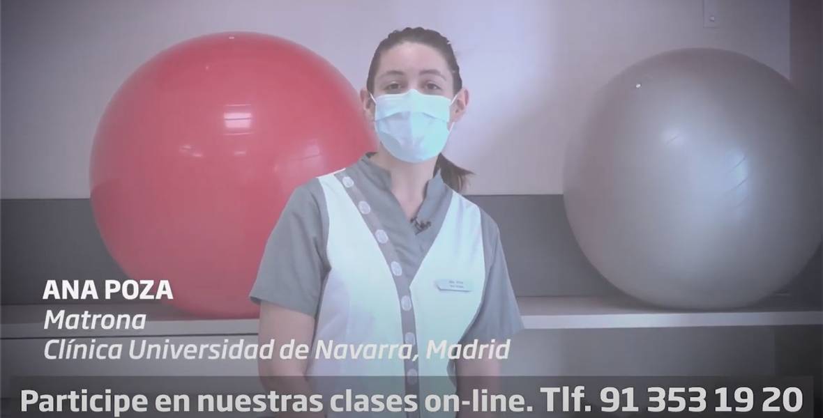 Vídeo de presentación de las sesiones virtuales para la preparación al parto ofrecidas por las matronas de la Clínica Universidad de Navarra.