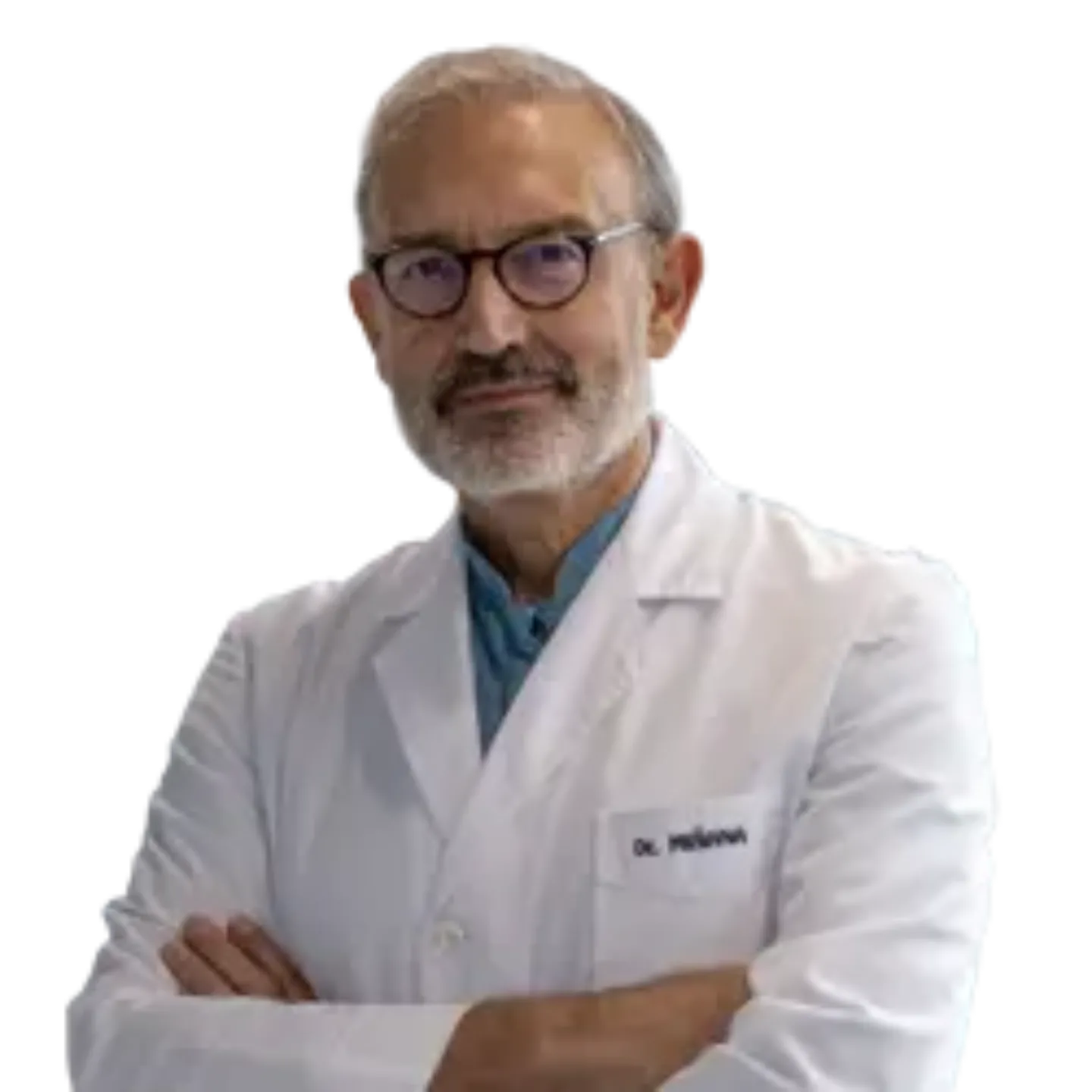 Imagen silueteada de un médico de la Clínica Universidad de Navarra.