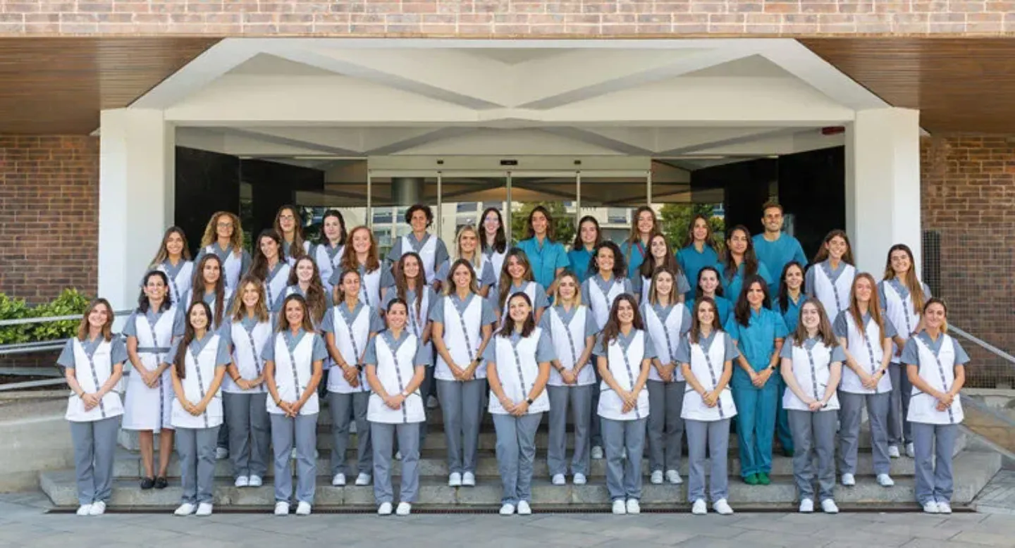 Enfermeras. Máster Cuidados. Sede Pamplona. Clínica Universidad de Navarra Imagen de las enfermeras de la sede de Pamplona que han cursado el Máster de Cuidados Especializados de Enfermería. Clínica Universidad de Navarra