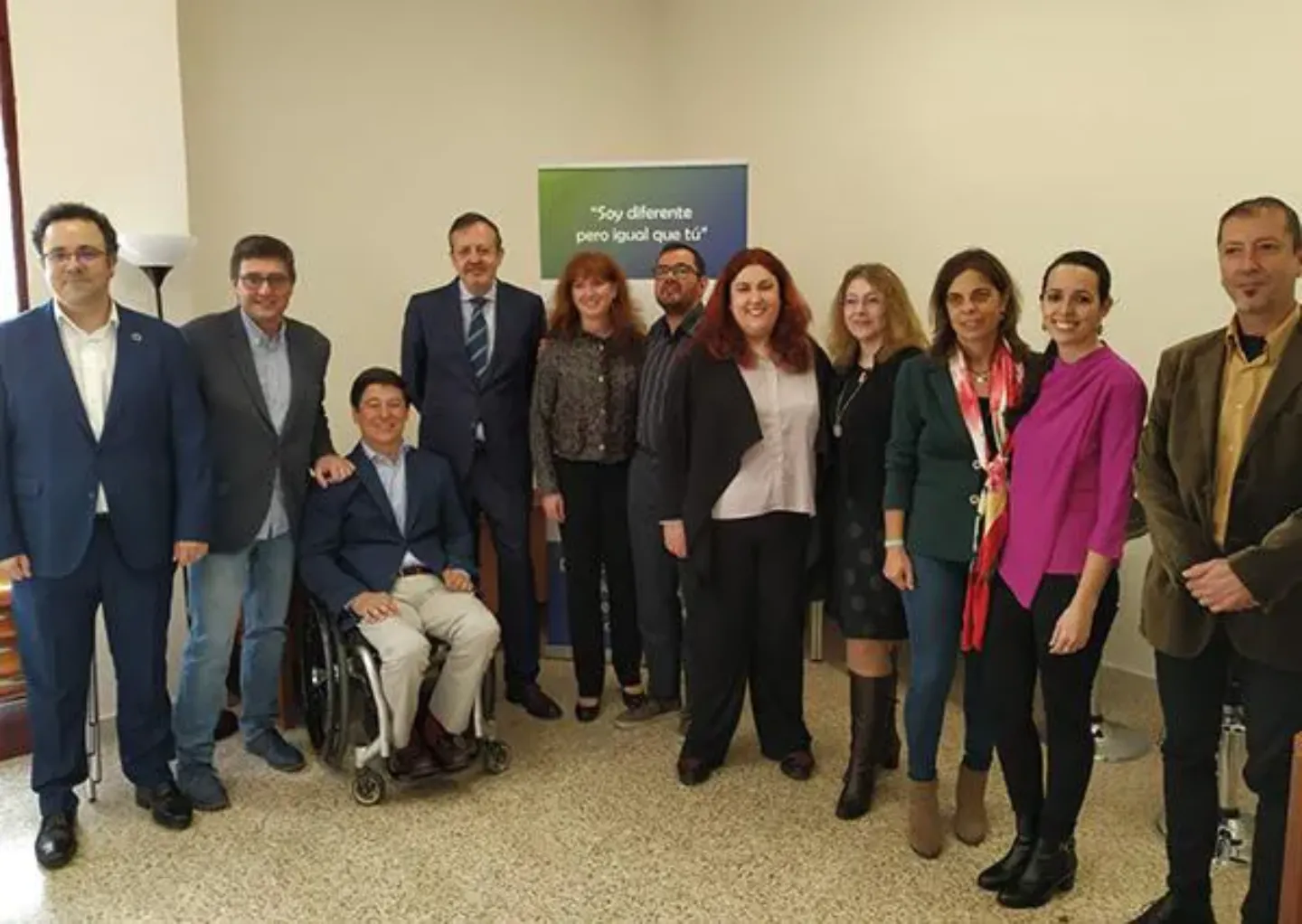 Inauguración local. Confederación de Síndrome de Asperger. CUN Imagen la inauguración del nuevo local de la Confederación Asperger de España.