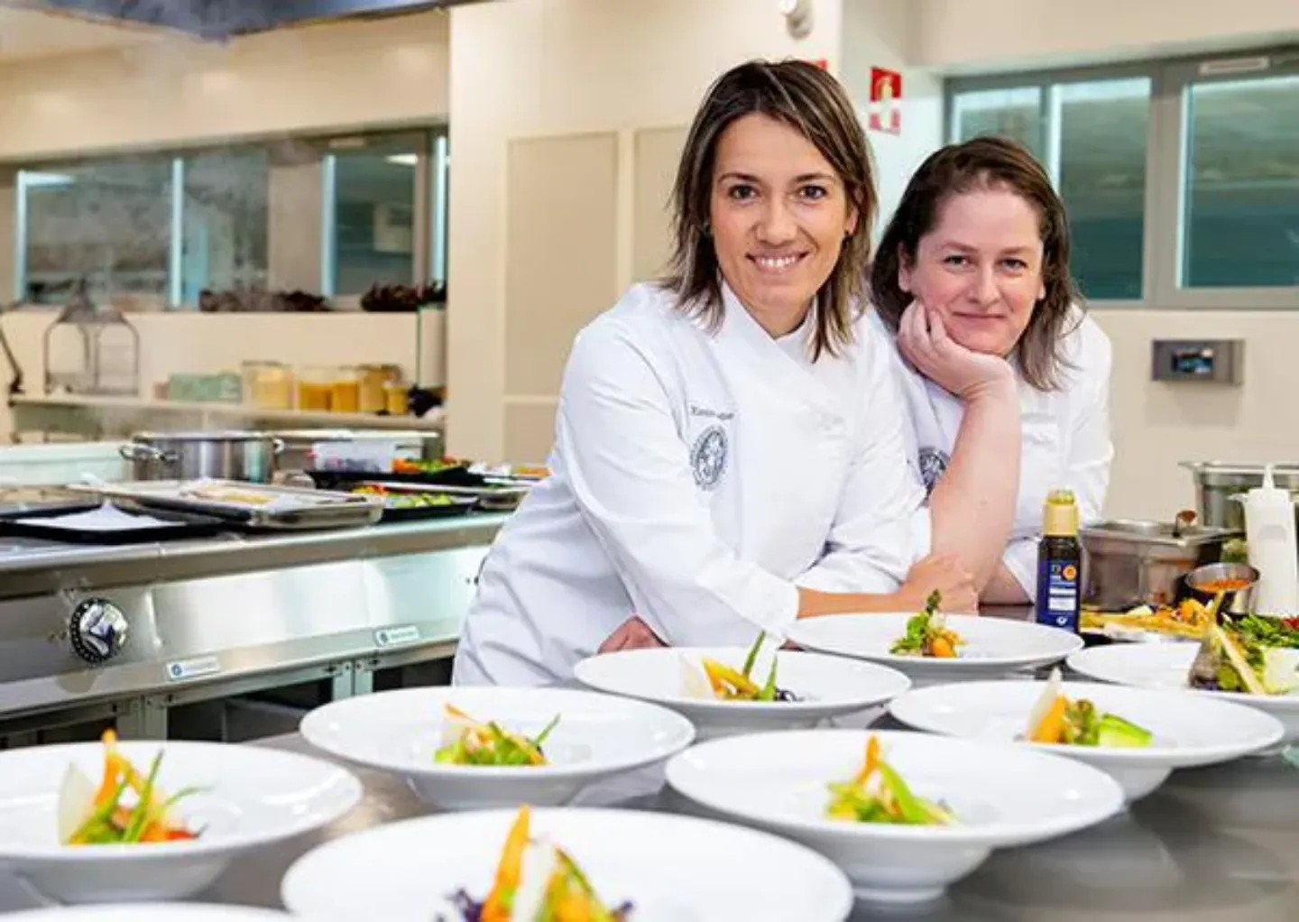Ganadoras Oro. Cocina Hospitalaria. CUN Madrid Imagen las ganadoras del oro a la mejor cocina hospitalaria. Sede de Madrid. Clínica Universidad de Navarra