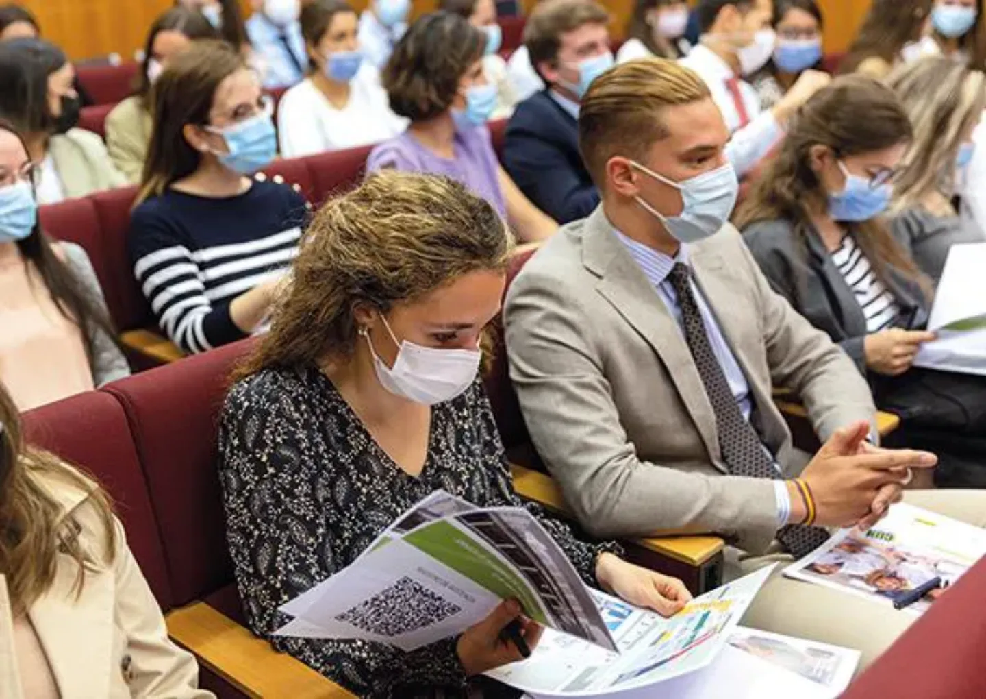 Nuevos residentes. 2023. Clínica Universidad de Navarra Imagen los nuevos residentes en la jornada de bienvenida. 2023. Clínica Universidad de Navarra