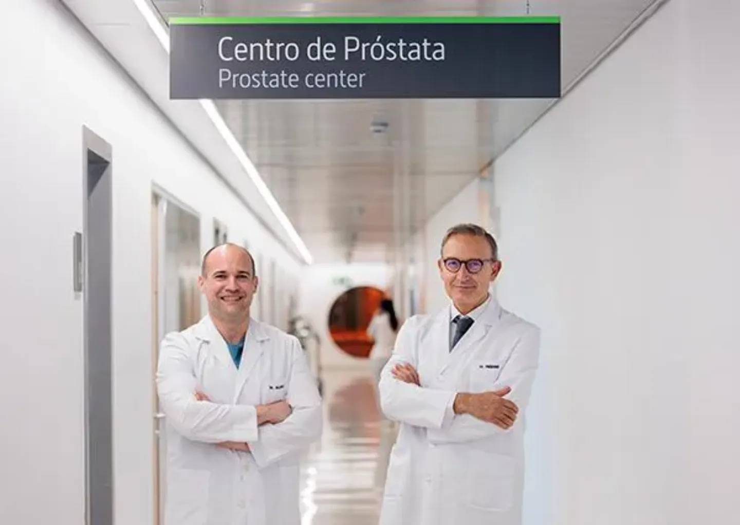 Dr. Alonso y Dr. Miñana. Clínica Universidad de Navarra Imagen del Dr. Alonso y Dr. Miñana, del Centro de Próstata de la Clínica Universidad de Navarra