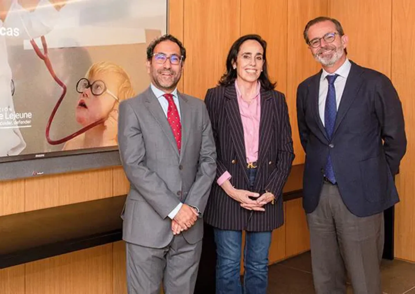 Participantes de la firma Jerôme Lejeune. Universidad de Navarra Imagen de los participantes de la firma del acuerdo con la Fundación Jerôme Lejeune. Universidad de Navarra