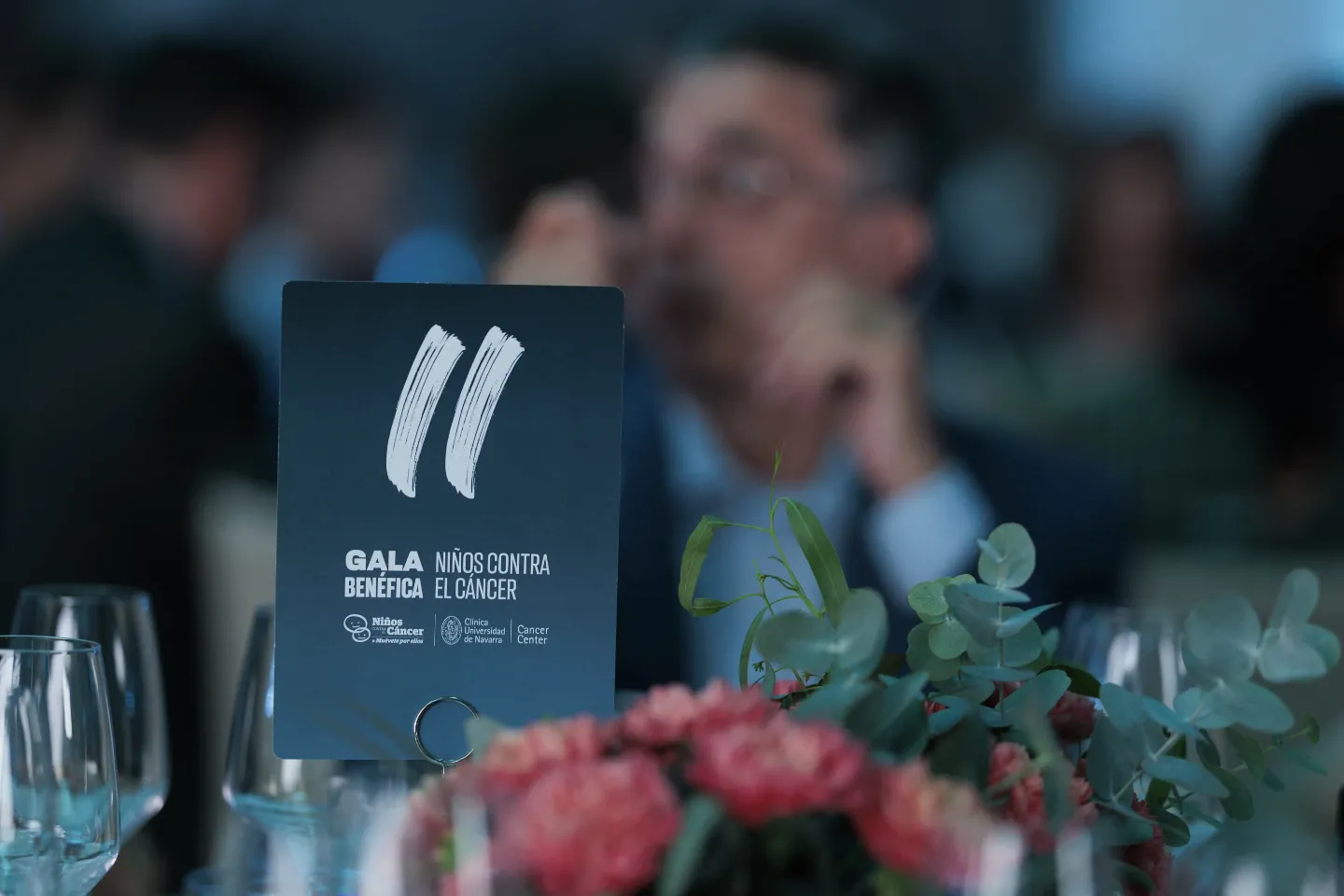 Gala Niños Contra el Cáncer Madrid Imagen de un asistente de la última edición de la gala en Madrid de Niños Contra el Cáncer, programa social de la Clínica Universidad de Navarra.