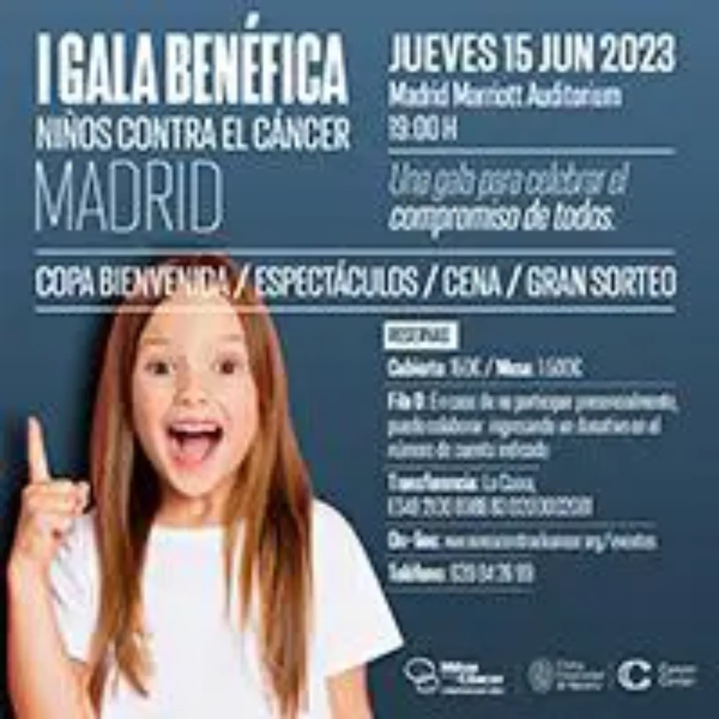 Ilustración de un cartel de la gala benéfica de NCC