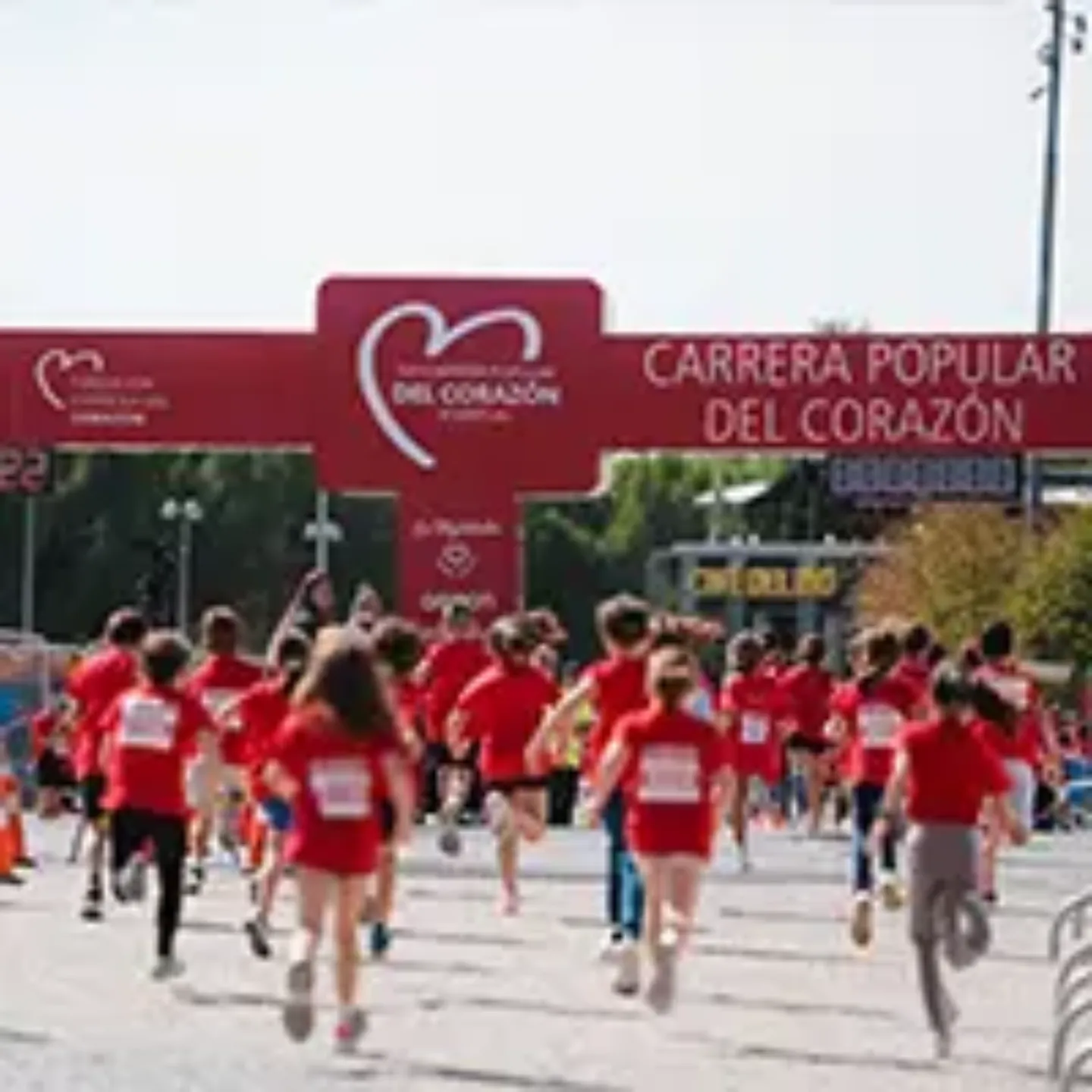 Imagen de un carrera popular organizada por la Fundación Española del Corazón.