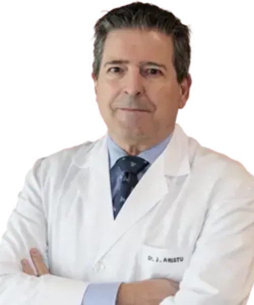 Silueta Dr. Javier Aristu Imagen silueteada del Dr. Javier Aristu. Clínica Universidad de Navarra