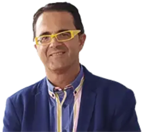 Silueta de Juan Carrion, presidente de FEDER Silueta de Juan Carrion, presidente de FEDER, para el reportaje de Asociación de pacientes de la revista Noticias CUN