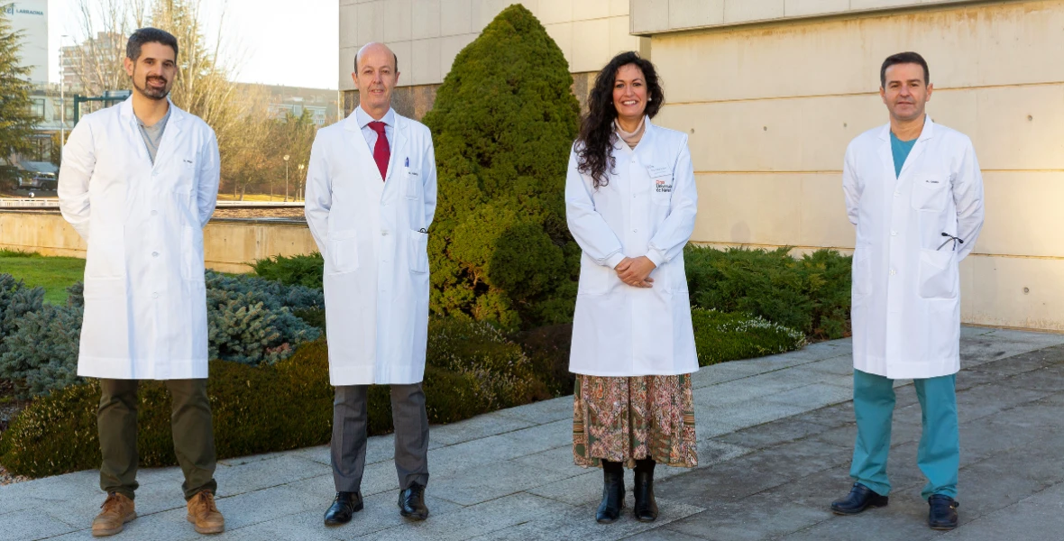 Investigadores del Cima y la Clínica Universidad de Navarra Manuel Mazo, Felipe Prósper, Olalla Iglesias y Juan José Gavira.