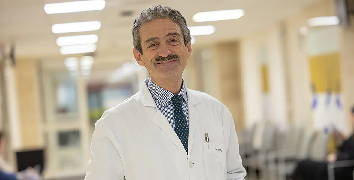 Imagen del Dr. Bruno Sangro, experto en hepatocarcinoma, hepatólogo de la Clínica Universidad de Navarra.