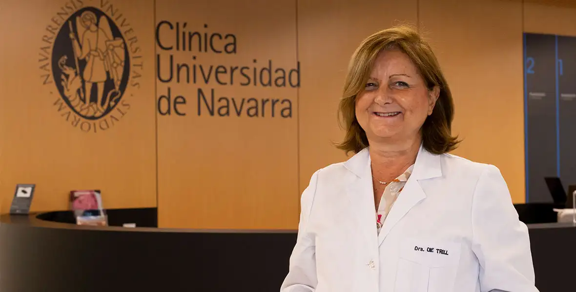 Dra. María Die. Psicooncóloga de la sede de Madrid Imagen de Dra Die Trill, psicooncóloga del departamento de Oncología Médica