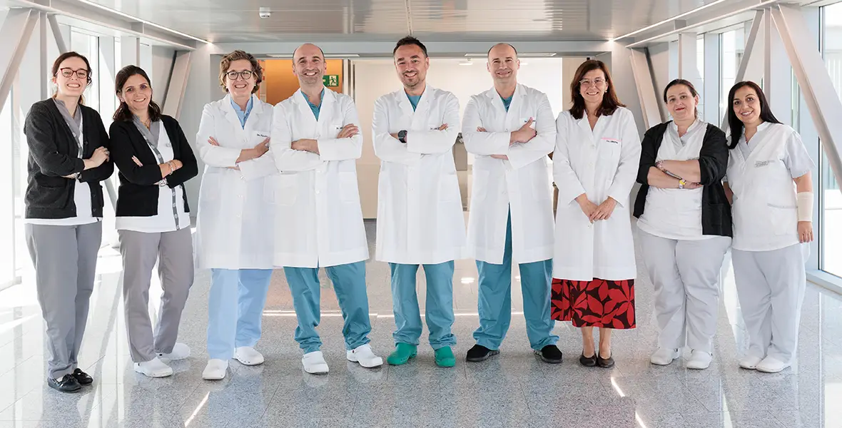 Especialistas en Cirugía Vascular, Radiología, Ginecología y Enfermería de la Clínica Universidad de Navarra participantes en la investigación.  <br/><br/> 