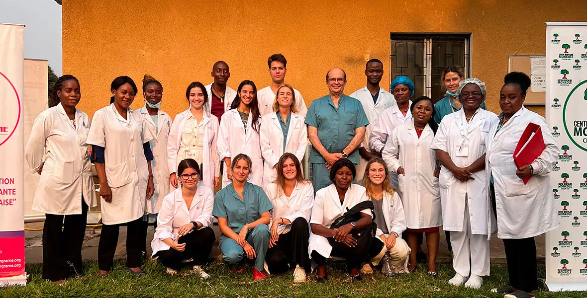 Equipo del proyecto para el cribado de cáncer de cérvix Imagen de equipo del proyecto para el cribado de cáncer de cérvix