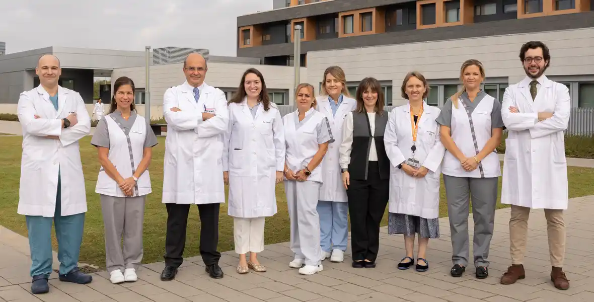 Imagen de miembros del equipo de profesionales de la Unidad de Fertilidad de la Clínica Universidad de Navarra.