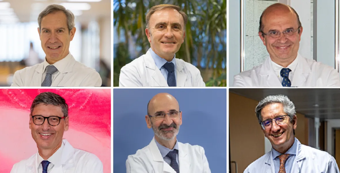 Imagen de los especialistas de la Clínica con mejor reputación en el monitor Merco Salud 2025.