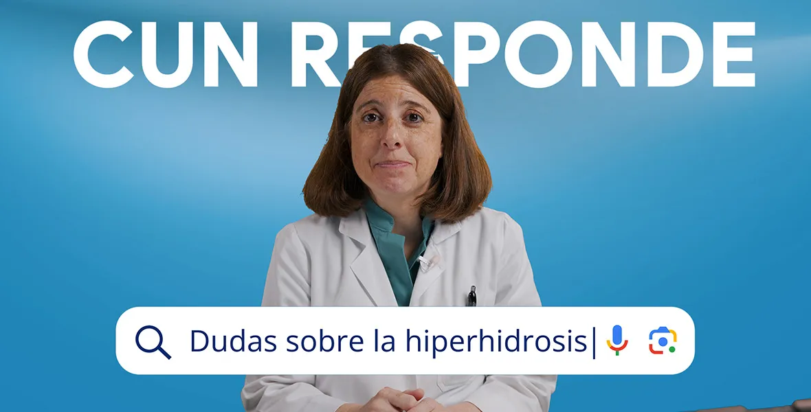 Dra. Leyre Aguado. Dermatóloga de la Clínica La Dra. Leyre Aguado, dermatóloga de la Clínica, nos habla de la hiperhidrosis.